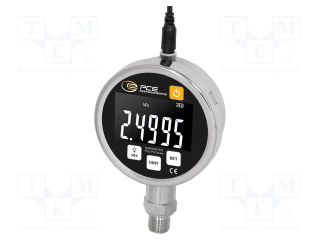 Manometer; -88kPa÷2.5MPa; LCD 3,1"; ±0.5%; Interface: RS485; IP56