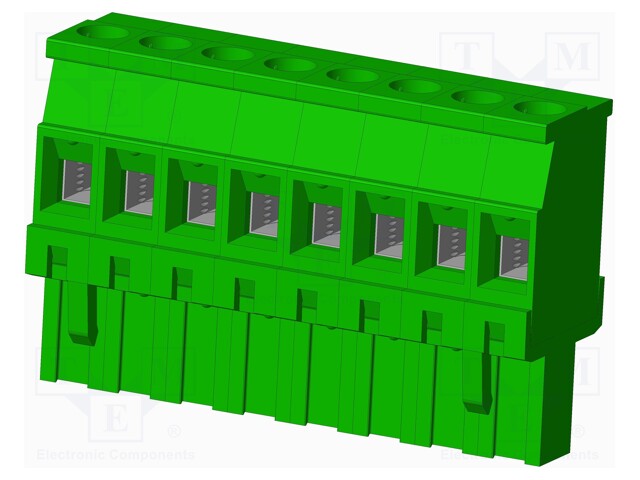 Connector: pluggable terminal block; plug; female; angled 90°