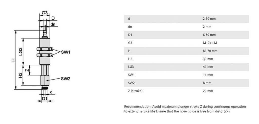 Spring plunger; 0÷80°C; Vert.load: 15N; 0.05N/mm; FSTIm