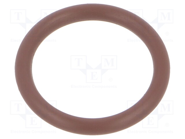 O-ring gasket; FPM; D: 2mm; Øint: 14mm; brown; -20÷200°C