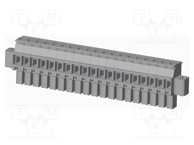 Connector: pluggable terminal block; plug; female; angled 90°
