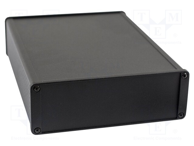 Enclosure: shielding; X: 165mm; Y: 220mm; Z: 55mm; aluminium; black