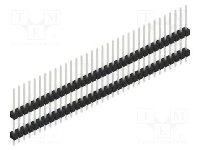 Connector: pin strips; pin header; male; PIN: 34; 2.54mm; THT; 1x34