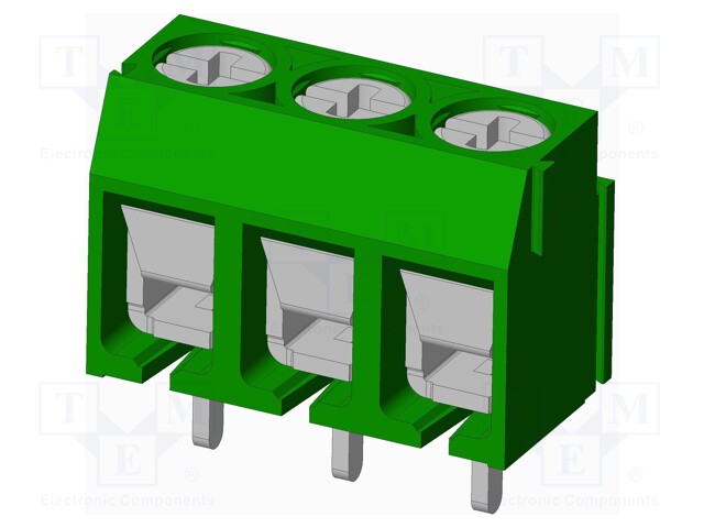 Connector: PCB terminal block; terminal; Plating: tinned; on PCBs