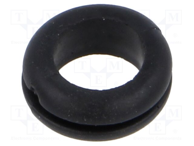 Grommet; black; UL94HB; TPR