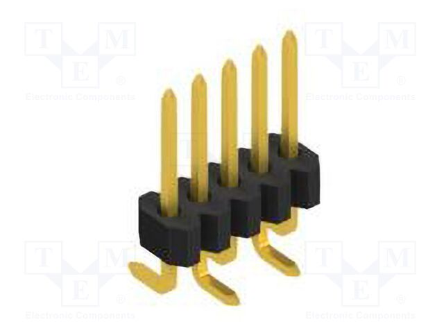 Connector: pin strips; pin header; male; PIN: 5; 1.27mm; SMT; 1x5