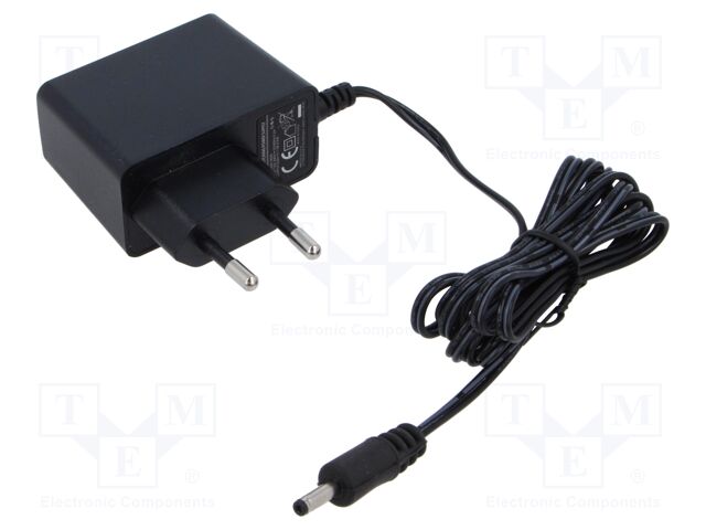 Power supply: switching; mains,plug-in; 6VDC; 1A; 6W; Out: 3,45/1,3