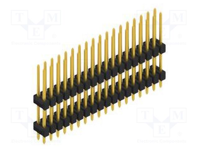 Connector: pin strips; pin header; male; PIN: 36; 2.54mm; THT; 2x18
