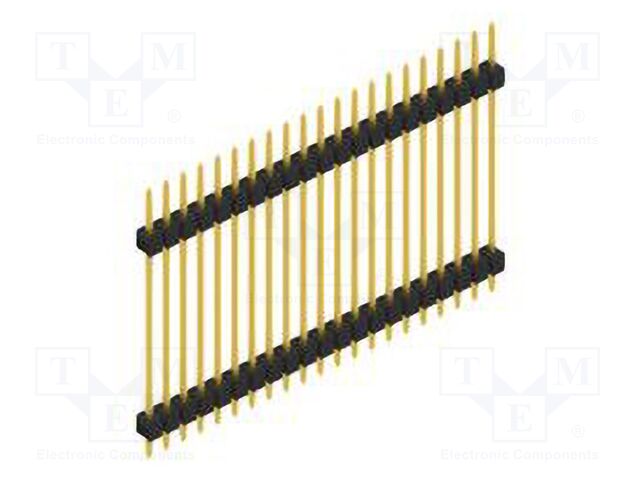 Connector: pin strips; pin header; male; PIN: 21; 2.54mm; THT; 1x21