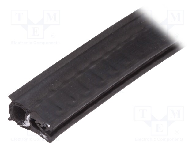 Hole and edge shield; EPDM; L: 20m; black; H: 20.5mm; W: 11mm