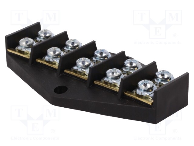 Terminal block; screw terminal; ways: 5; 16mm2; terminals: 10; 76A