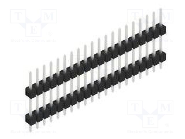 Connector: pin strips; pin header; male; PIN: 20; 2.54mm; THT; 1x20