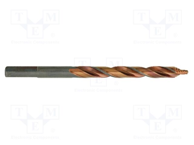 Drill bit; for metal; Ø: 12.5mm; L: 101mm; high speed steel HSSX