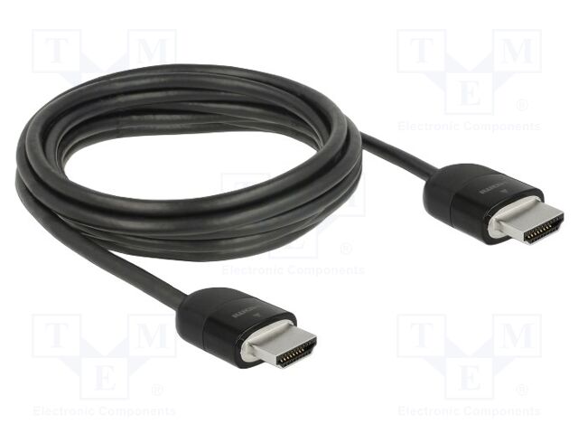 Cable; HDMI plug,both sides; HDMI 2.0,High Speed + Ethernet