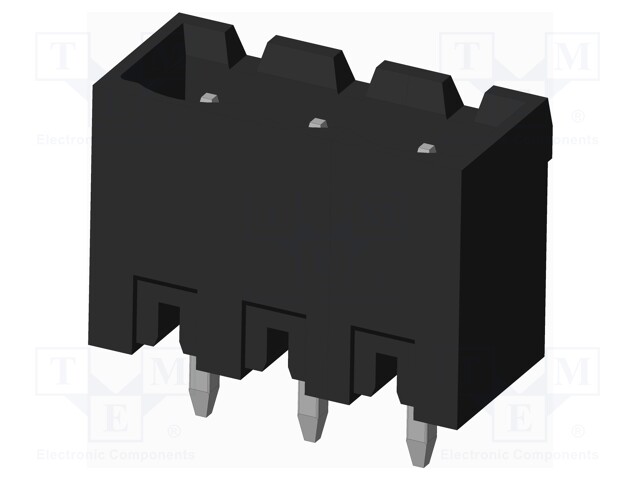 Connector: pluggable terminal block; socket; male; on PCBs