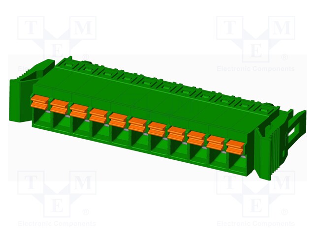 Connector: pluggable terminal block; plug; female; straight; 12A
