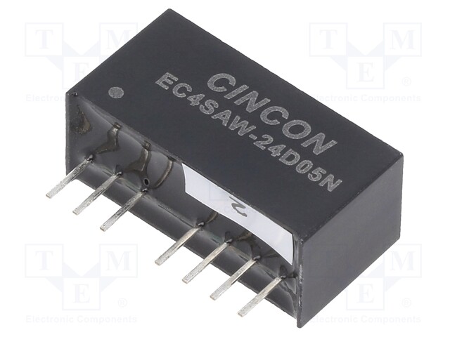 Converter: DC/DC; 5/6W; Uin: 9÷36V; Uout: 5VDC; Uout2: -5VDC; SIP8