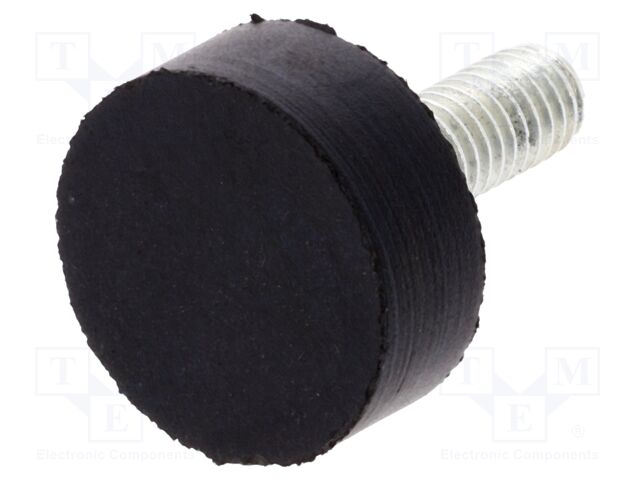 Vibroisolation foot; Foot material: rubber