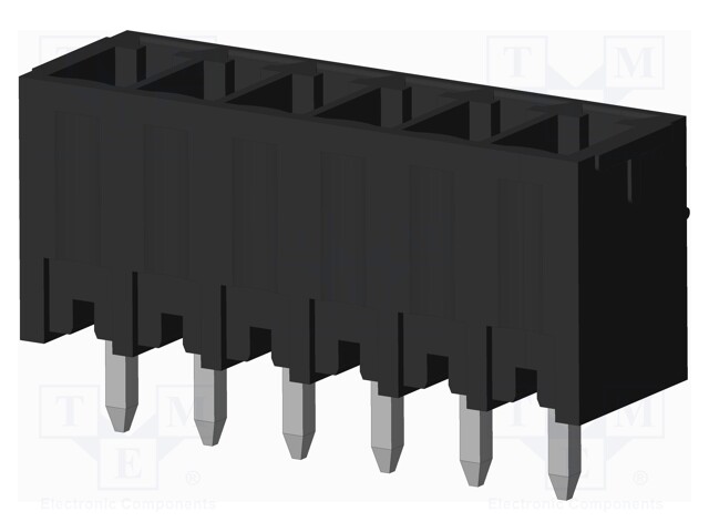 Connector: pluggable terminal block; socket; male; on PCBs
