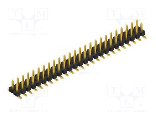 Connector: pin strips; pin header; male; PIN: 50; 2.54mm; SMT; 2x25