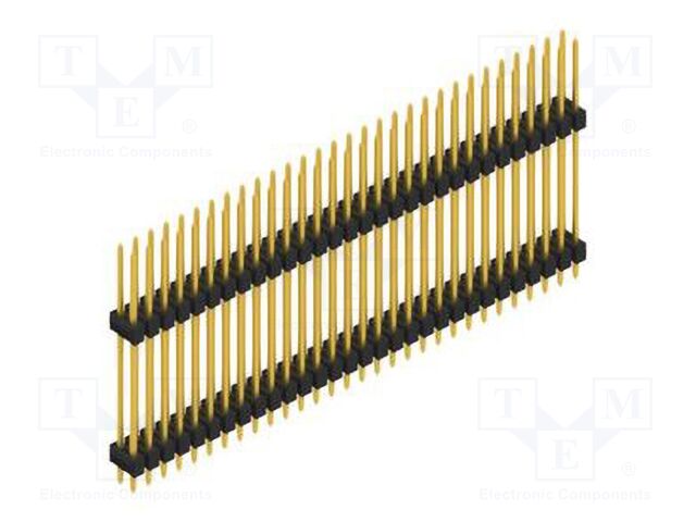 Connector: pin strips; pin header; male; PIN: 60; 2.54mm; THT; 2x30