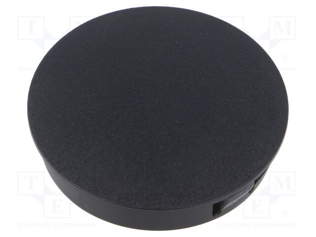 Accessories: stopper; H: 11.9mm; push-in,snap-fastener; black