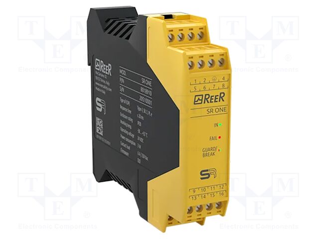Automation module: safety relay; 24VDC; for DIN rail mounting
