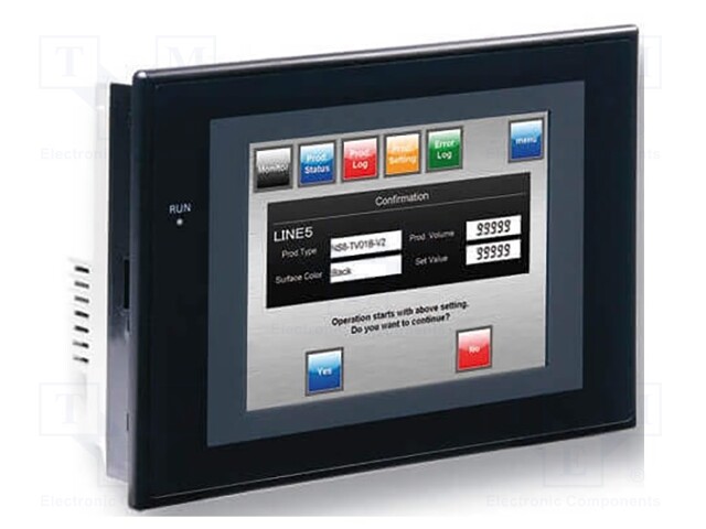 HMI panel; 5.7"; 24VDC; Resolution: 320x240; IP65; Series: NS; 60MB