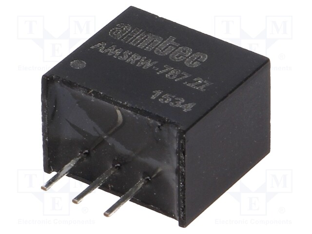 Converter: DC/DC; 3.6W; Uin: 14÷72V; Uout: 7.2VDC; Iout: 500mA; SIP3