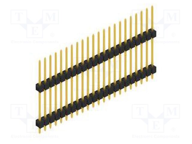 Connector: pin strips; pin header; male; PIN: 22; 2.54mm; THT; 1x22