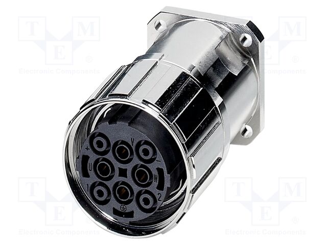 Connector: M40; socket; SM; female; PIN: 6; 250V; 30A,70A; shielded