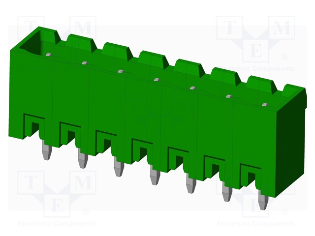 Connector: pluggable terminal block; socket; male; straight; THT