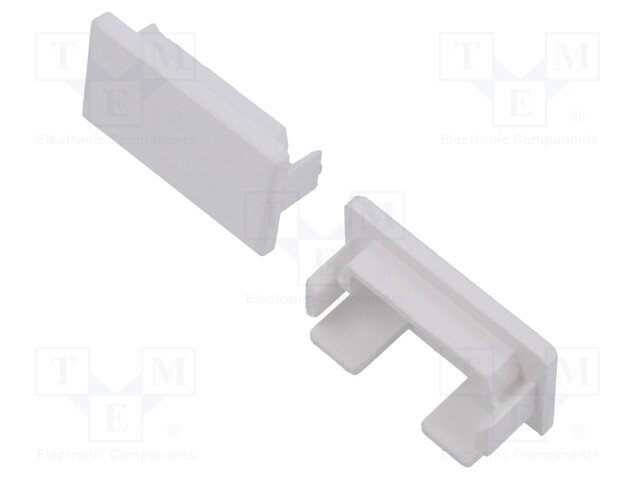 Cap for LED profiles; white; GIZA-LL,GIZA-LL-T,GIZA-LL-UST