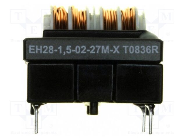 Inductor: common mode; THT; 27mH; 1.5A; 282mΩ; 24x20mm