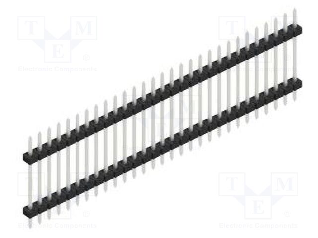 Connector: pin strips; pin header; male; PIN: 29; 2mm; THT; 1x29