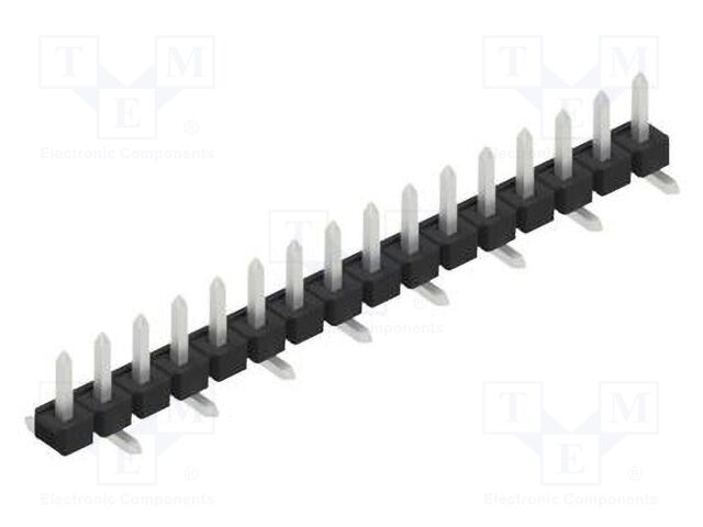 Connector: pin strips; pin header; male; PIN: 16; 2.54mm; SMT; 1x16