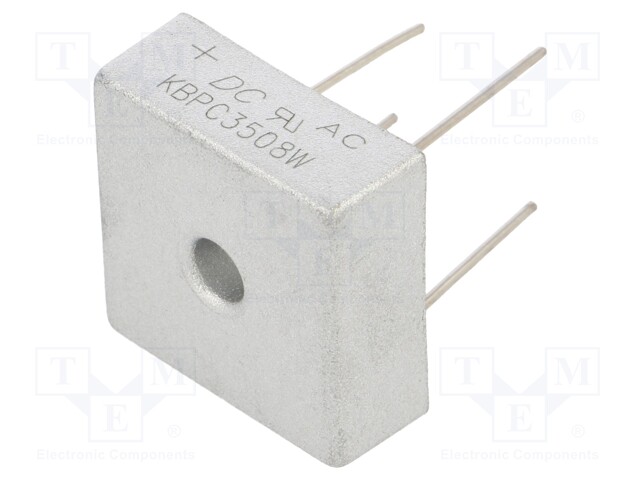 Bridge rectifier: single-phase; Urmax: 800V; If: 35A; Ifsm: 400A