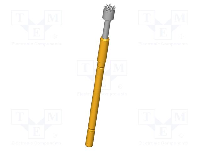 Test needle; Operational spring compression: 4mm; 8A; Ø: 2.5mm