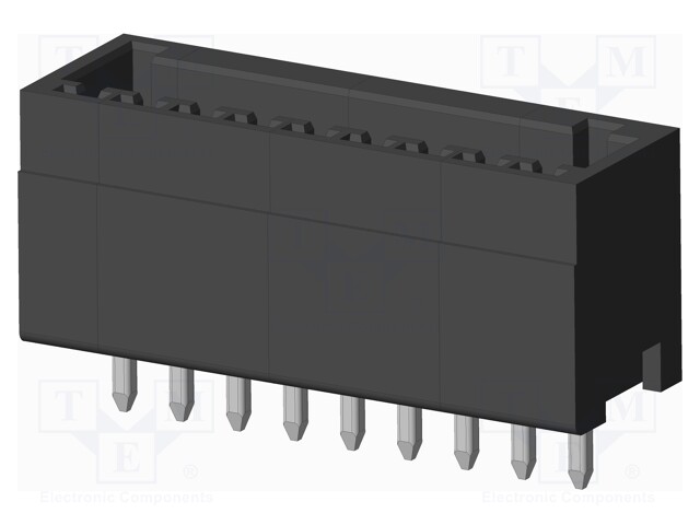 Connector: pluggable terminal block; socket; male; on PCBs