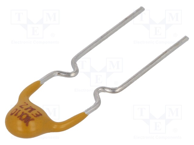 Fuse: PTC polymer; 100mA; Pitch: 5mm