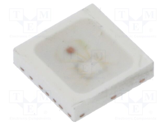 Programmable LED; SMD; 3838; RGB; 3.8x3.8x0.85mm; 120°; 60mA