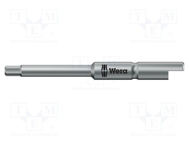 Screwdriver bit; Allen hex key; HEX 1,5mm; Overall len: 44mm