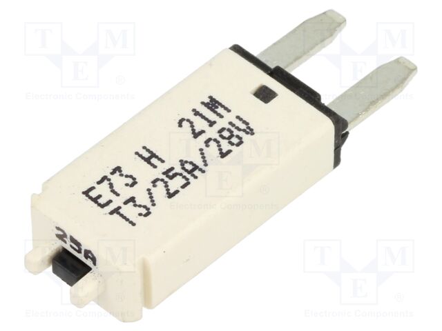 Fuse: resettable; 25A; 28VDC