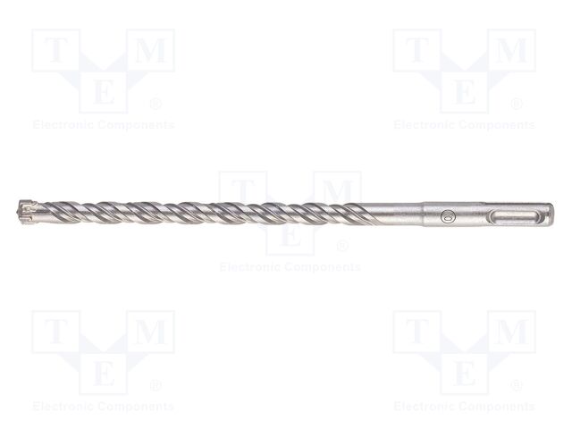 Drill bit; for concrete; Ø: 10mm; L: 260mm; cemented carbide