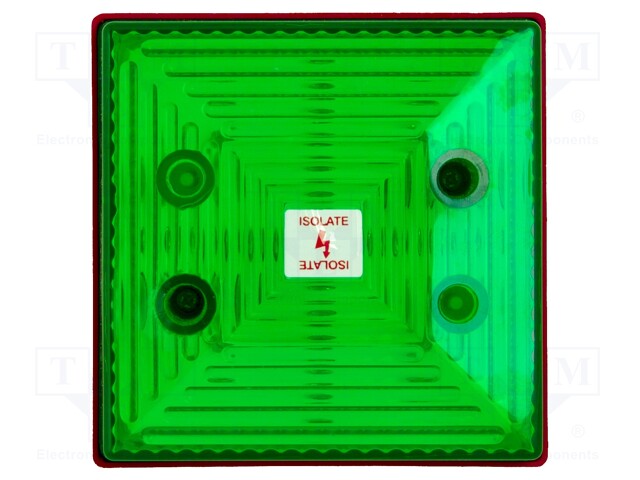 Signaller: lighting; flashing light; green; Series: SD40; 24VDC