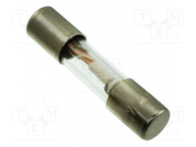Fuse: fuse; time-lag; 1A; 6.3x32mm