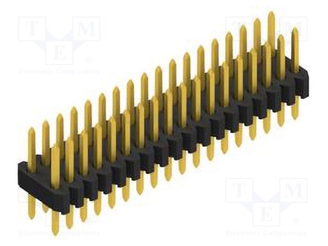 Connector: pin strips; pin header; male; PIN: 36; 1.27mm; THT; 2x18