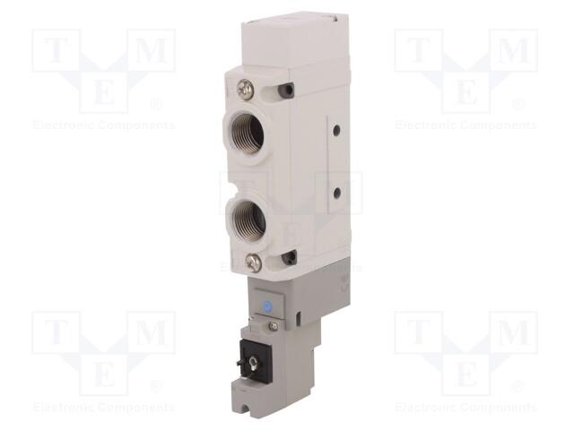 Electromagnetic valve; 5/2 monostable; G 3/8"; Temp: -10÷50°C