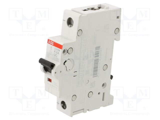 Circuit breaker; 230VAC; 220VDC; Inom: 6A; Poles: 1; Charact: K; 10kA