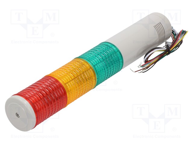 Signaller: signalling column; Colour: red/amber/green; LED; IP23